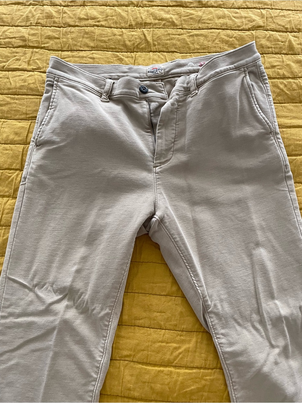 Faherty Terry Khaki Pants